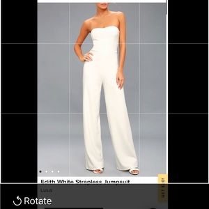Lulu’s White Jumpsuit